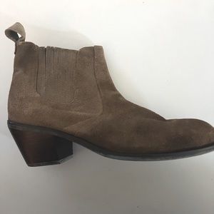 Chocolat Blu brown booties